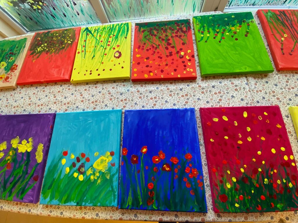 Kunstprojekt der Vorschulbande: „Vincent van Gogh“